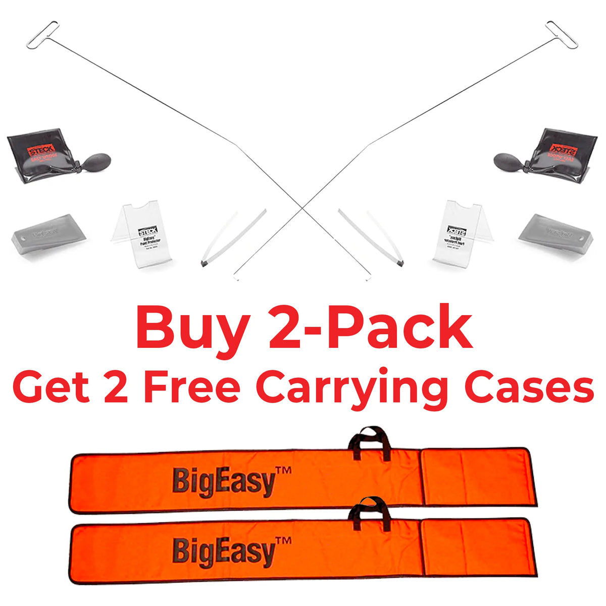 Big Easy Glo - 2 Pack Kit with Wedges & Airbags - PROMO